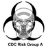 Bacillus anthracis Image of skull with biohazard